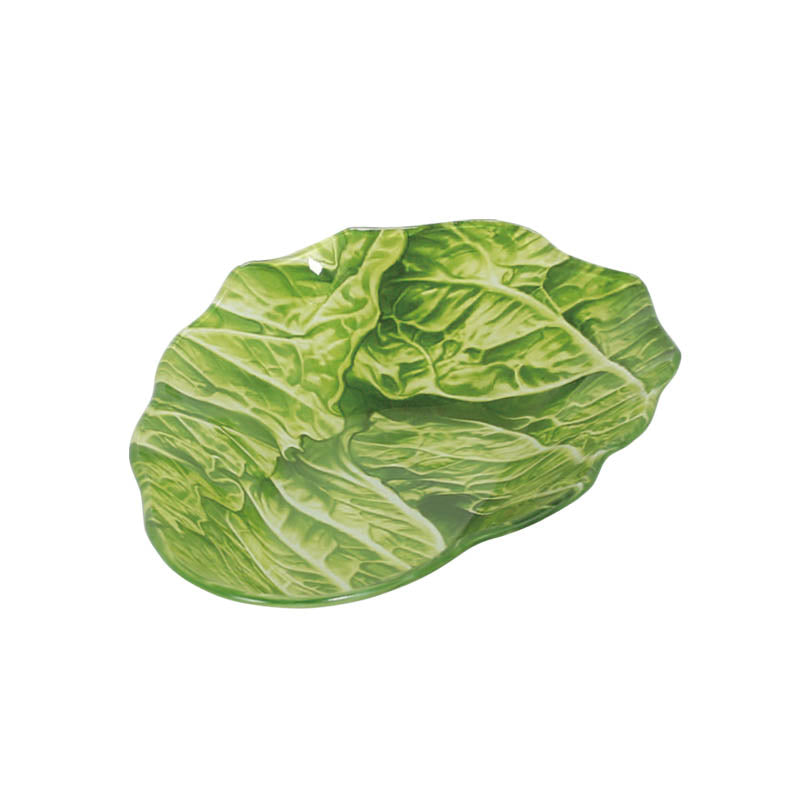 GLASS FARMER PLATE CABBAGE