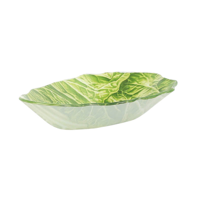 GLASS FARMER PLATE CABBAGE