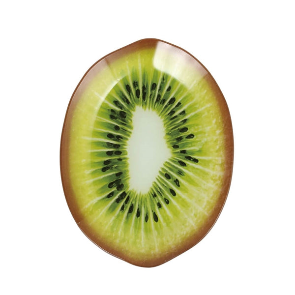 GLASS FARMER PLATE KIWI