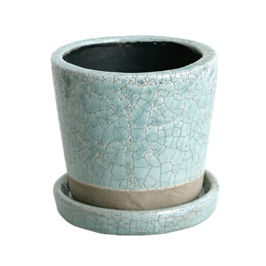 COLOR GLAZED POT M