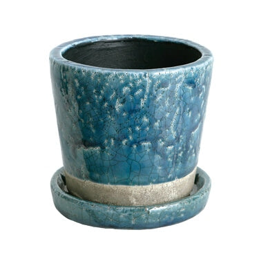 COLOR GLAZED POT M