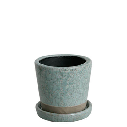 COLOR GLAZED POT S